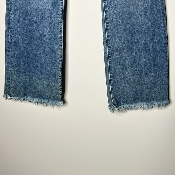 SAM EDELMAN Women’s Stilletto Boot High Rise Raw Hem Jeans Size 32 - Picture 7 of 9